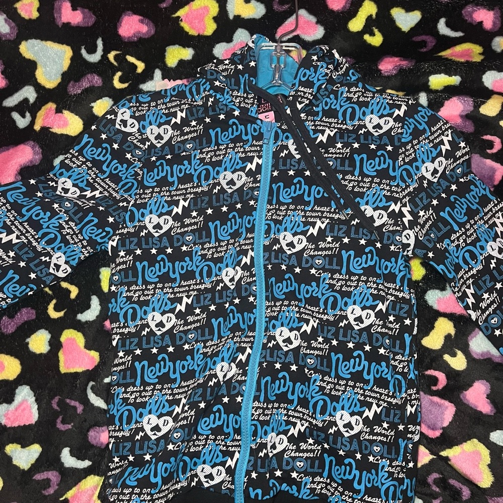 🩵y2k scene emo Lizlisa doll hoodie